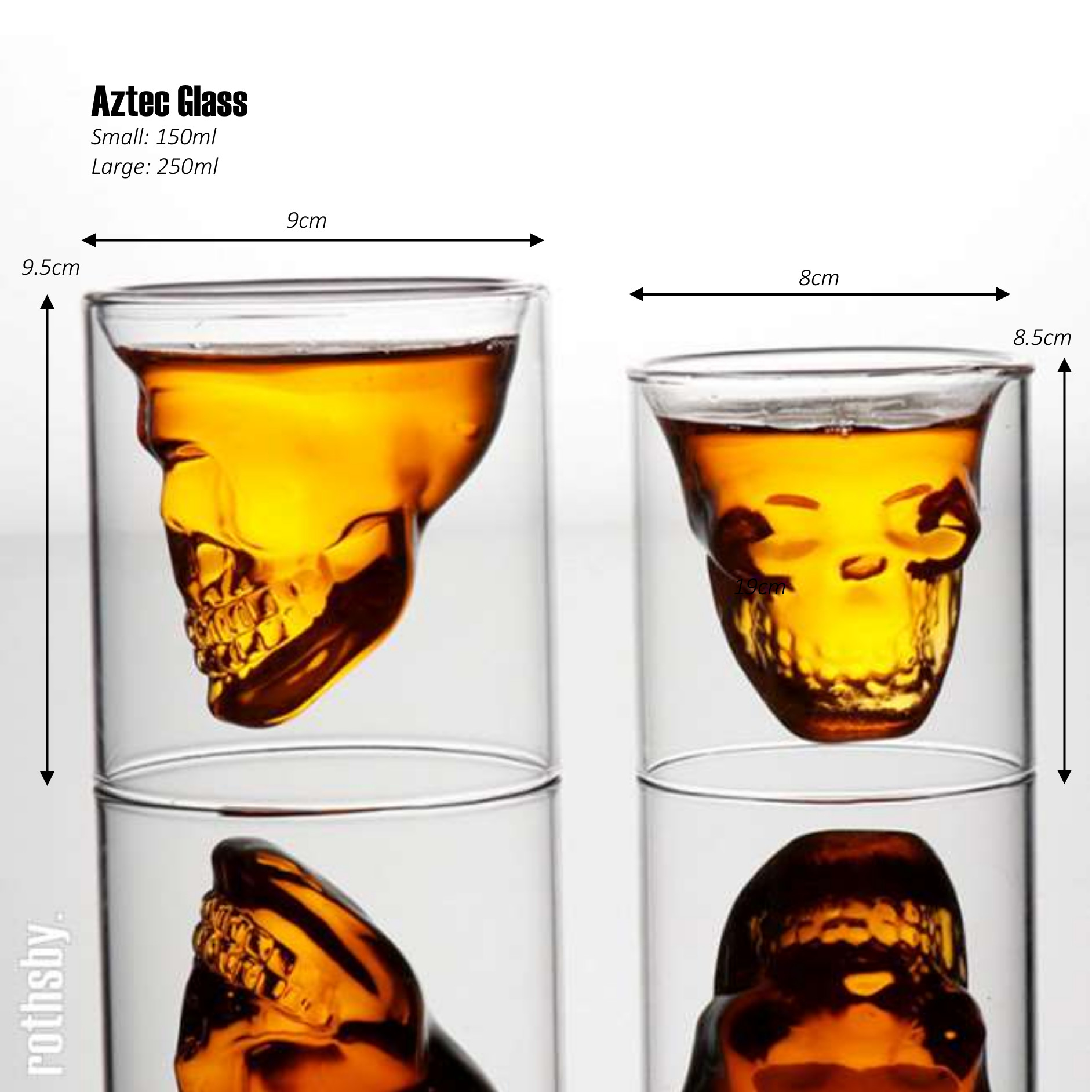 AZTEC GLASSES (set of 2) - Rothsby - Premium Modern Drinksware
